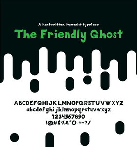 The Friendly Ghost font