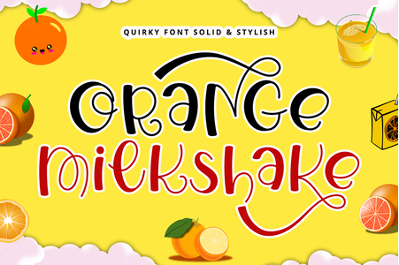 Orange Milkshake font