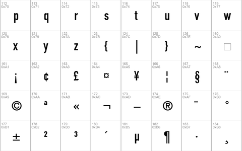 DIN1451Engschrift Roman