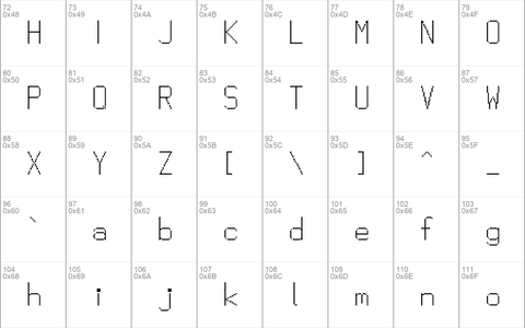 My fontstruction. . .