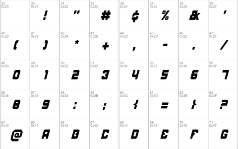 Weaponeer Condensed Italic