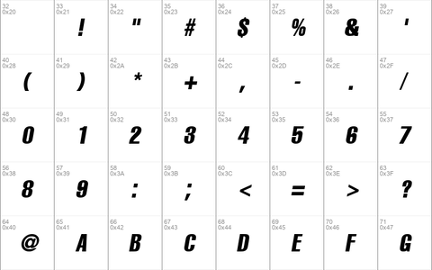 A1012HelvetikaCmprs TYGRA Compress-Italic