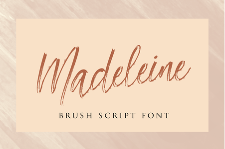 Madeleine font