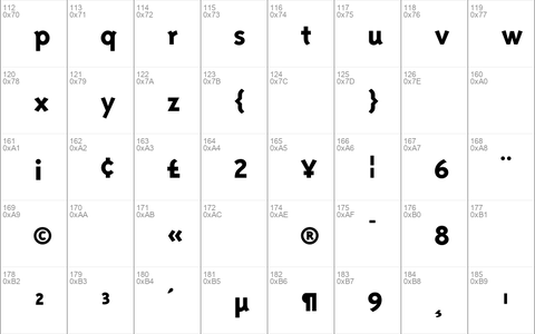 TriplexExtrabold Regular