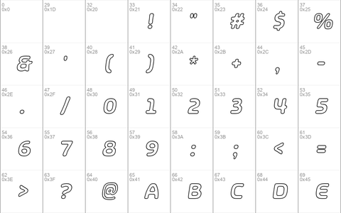 SHA Outline Italic