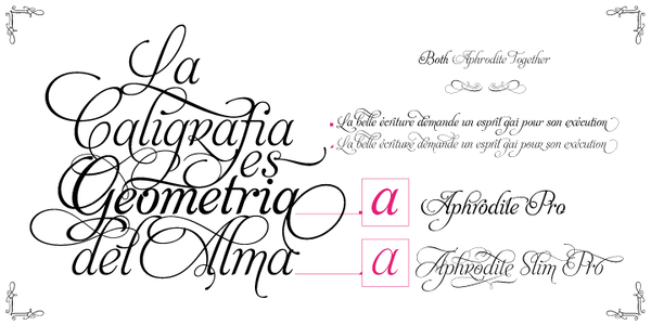AphroditeSlimContextual font