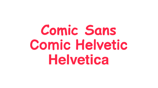 Comic Helvetic font