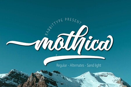 MothicaSty1 font