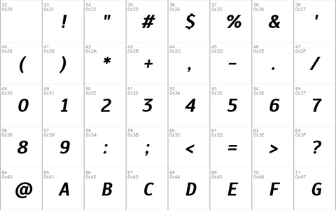 Scada Bold Italic