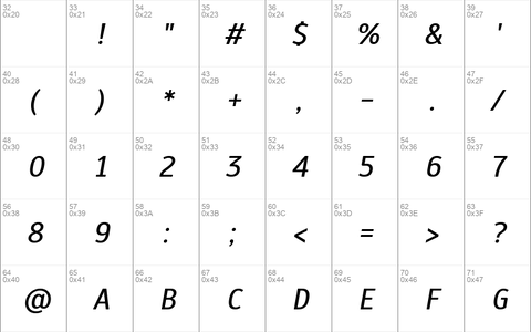 Scada Italic