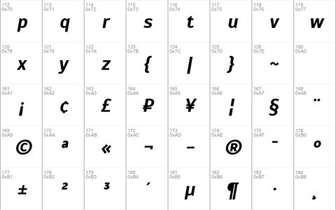 Scada Bold Italic