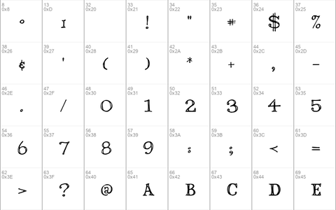 Dannette Outline Regular