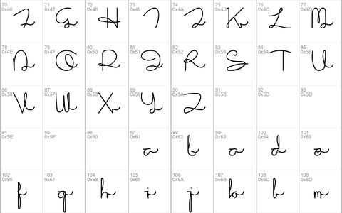 Sakila Script font