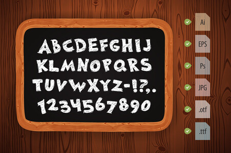 DoodleChalk Voysla font