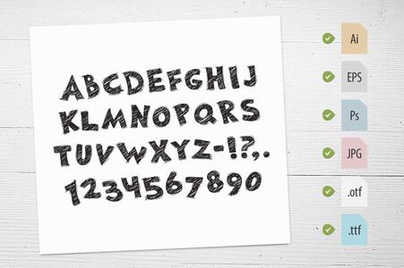 DoodleChalk Voysla font