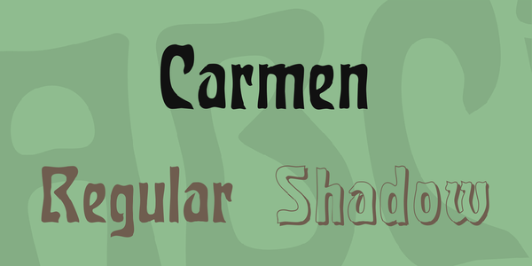 Carmen font