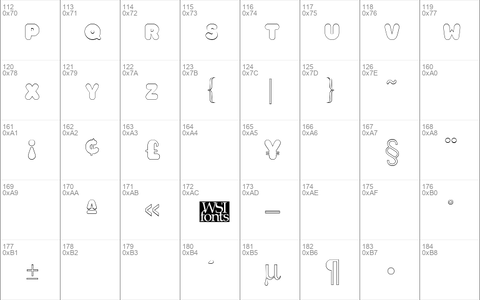 ChubbyOutline Regular