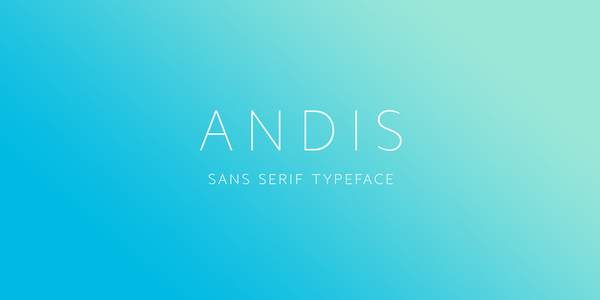 Andis font