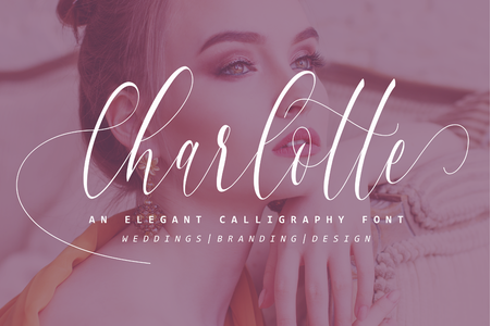 Charlotte Calligraphy Slant font