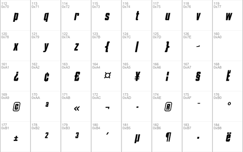 Compo Bold Oblique