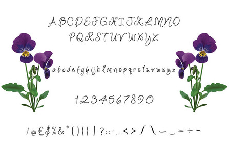 Violet Bee font