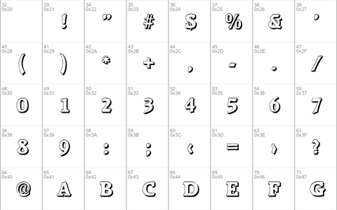 AliBeckerShadow-ExtraBold Regular