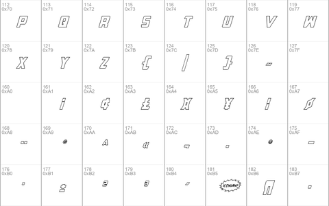 Buchanan Outline Italic