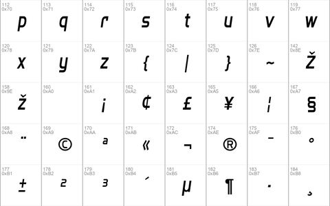 SF Fourche Condensed