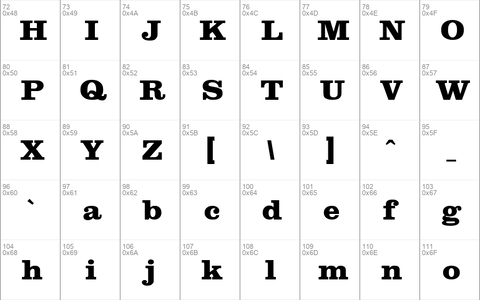 Clarendon-ExtraBold Regular