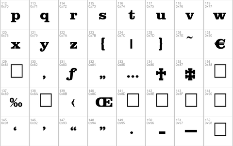 Clarendon-ExtraBold Regular