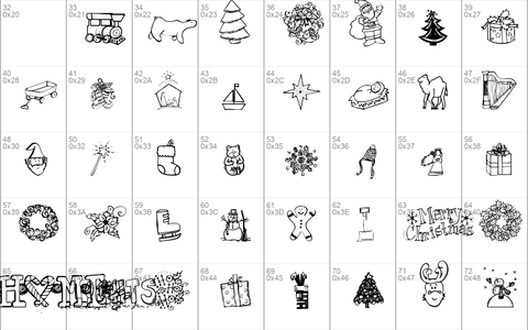 Janda Christmas Doodles