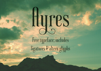 Ayres font