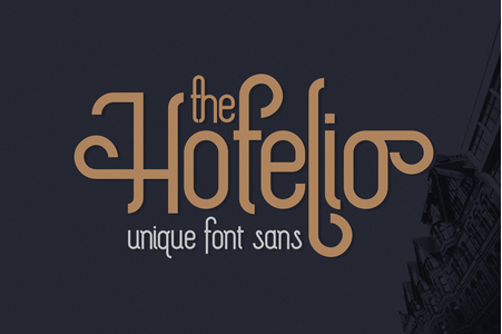 The Hotelio font