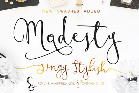 Modesty font