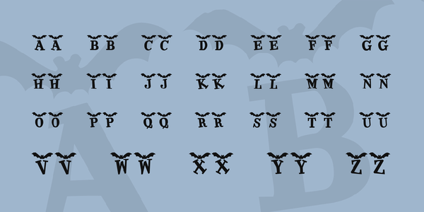 KR Batty font