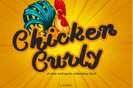 Chicken Curly font
