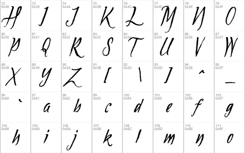 Tipbrush Script Slanted