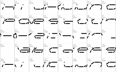 Fifteen Segment Rush Mono LDR