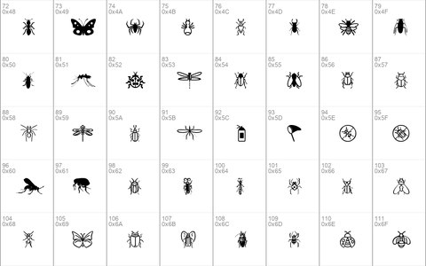Insect Icons Regular