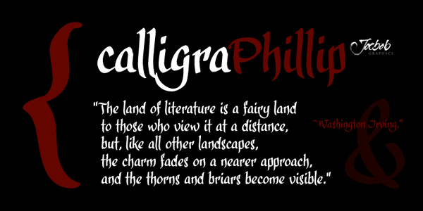 calligraPhillip_TRIAL font