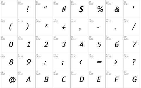 MetaBookCELF Italic