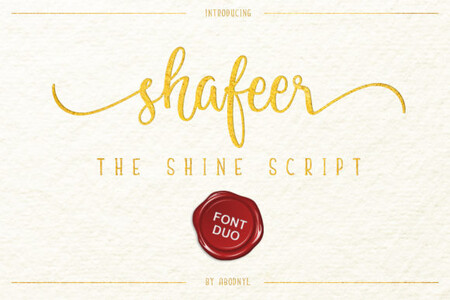 Shafeer demo font