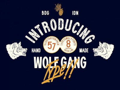 WOLF GANG BOLD font