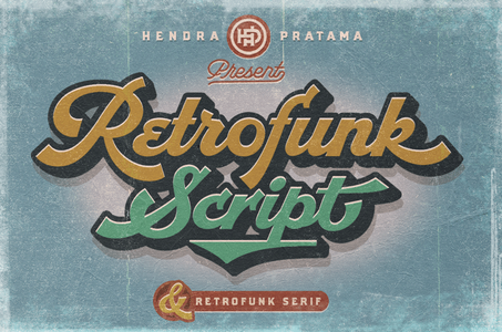 Retrofunk Script Personal Use font