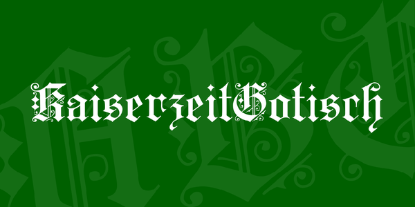 KaiserzeitGotisch font