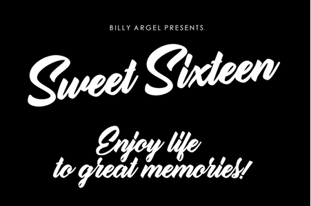 Sweet Sixteen font