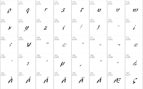 FZ UNIQUE 22 CRACKED ITALIC