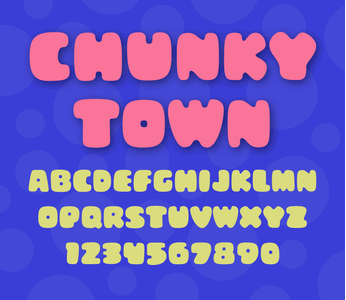Chunky Town Demo font
