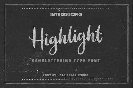 Highlight font