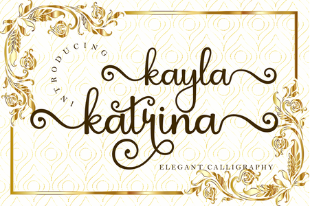 Kayla Katrina font